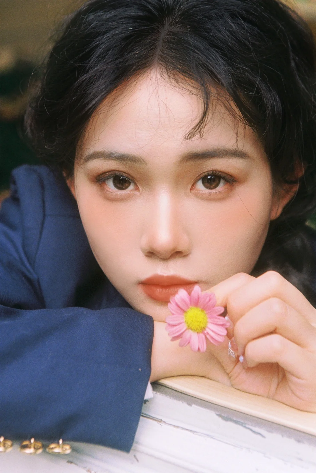 开往春天🌸日系jk少女杭州油菜花田写真