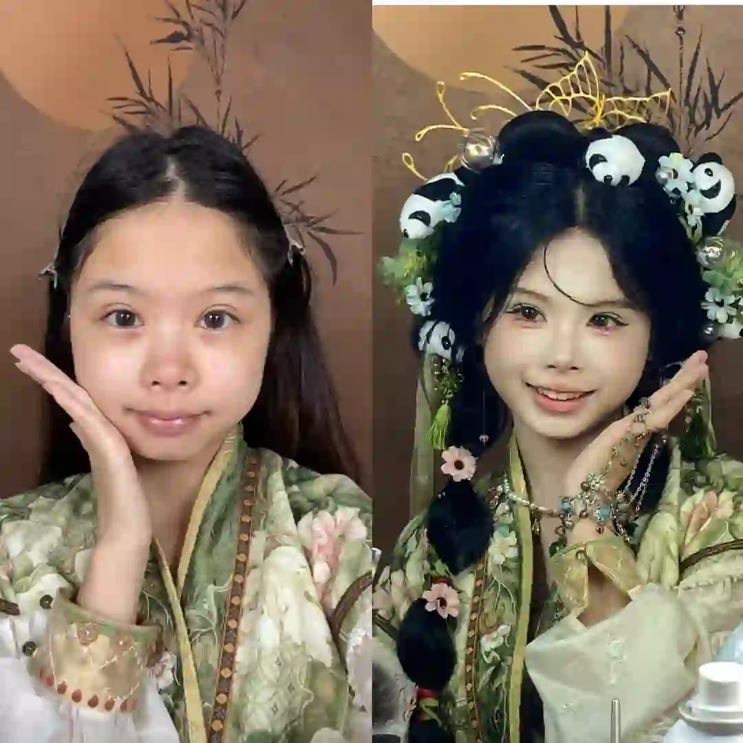 山与楼换头妆之甜妹版