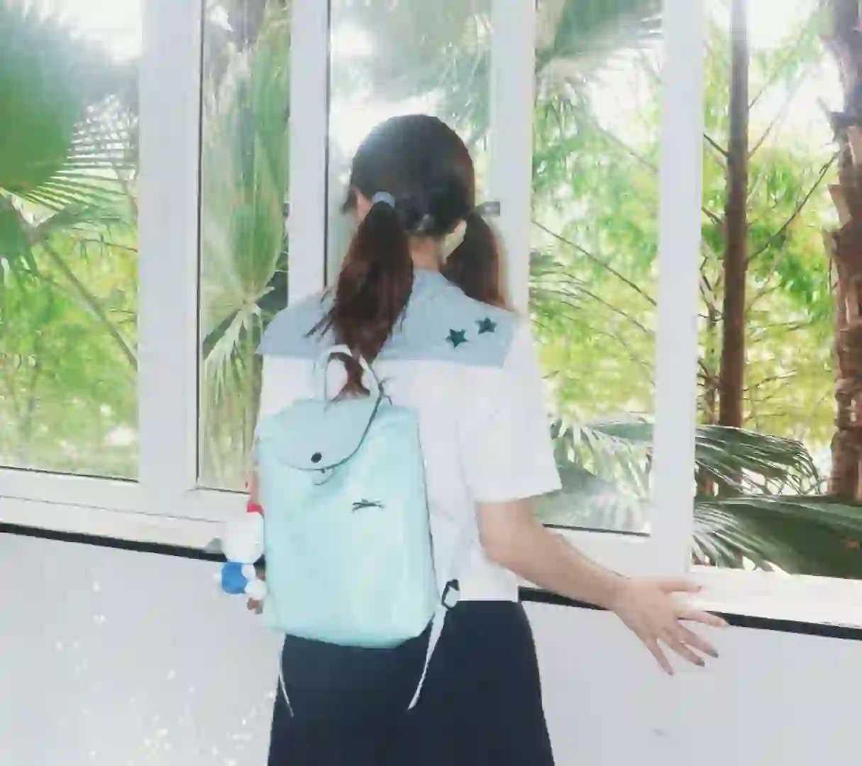 窗外