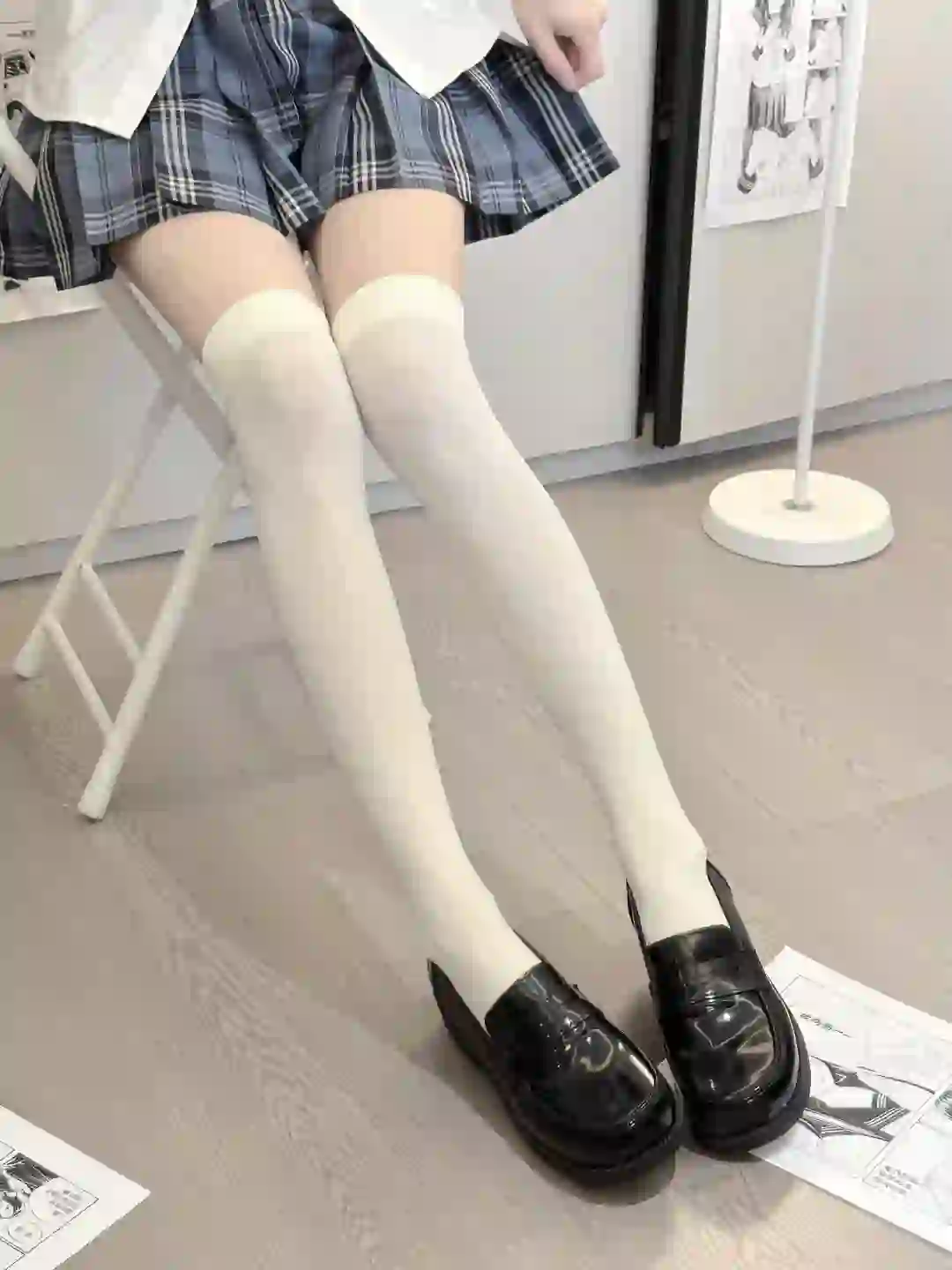 是两位数的制服鞋～