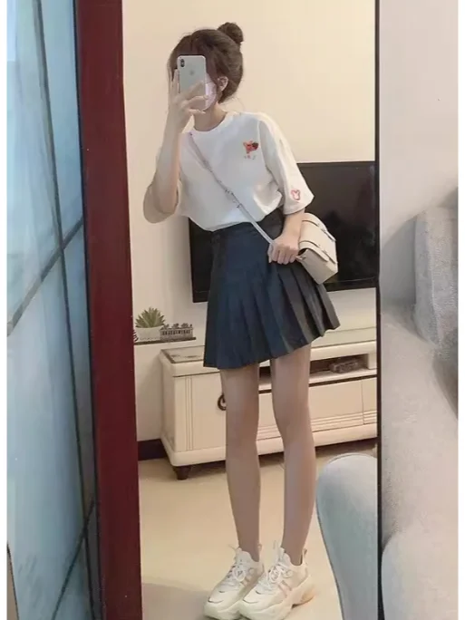 小个子高级多巴胺学院港风可爱jk制服两件套