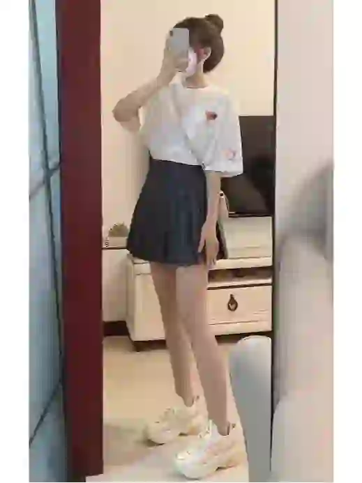 小个子高级多巴胺学院港风可爱jk制服两件套