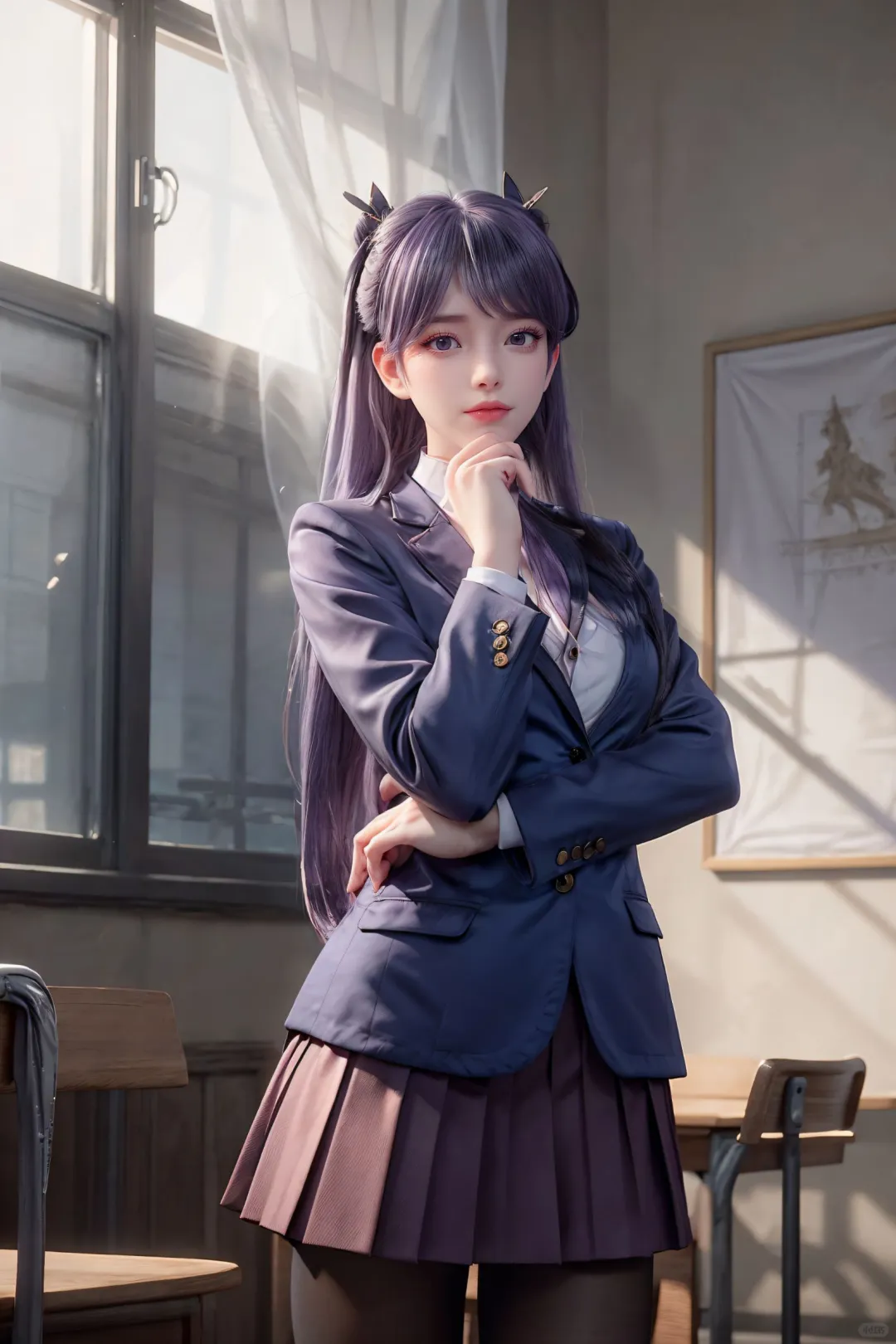 制服少女