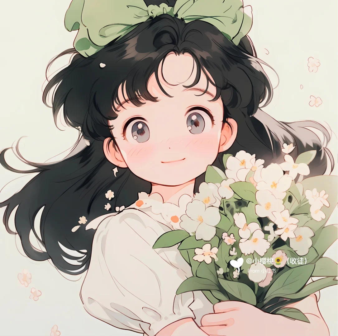 小清新 | 绿色系甜妹头像🌿