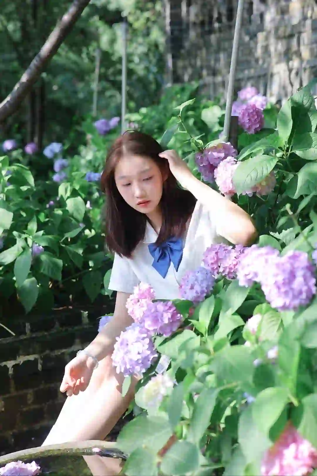 JK，少女，无尽夏，再次摄于城灵寺。