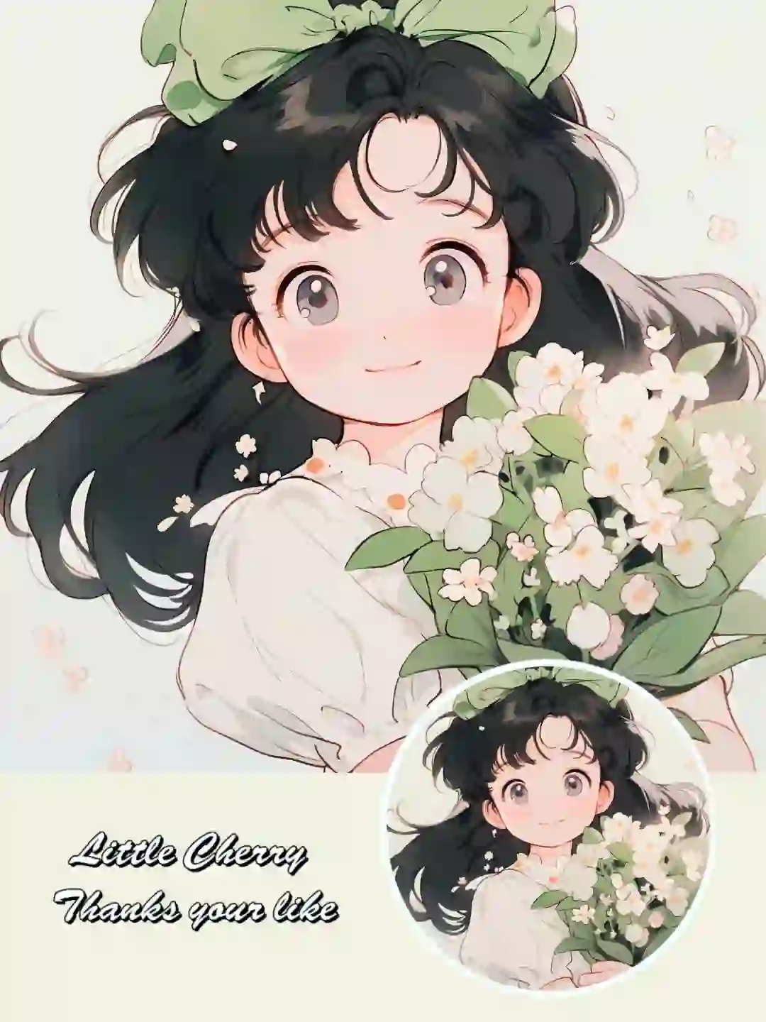 小清新 | 绿色系甜妹头像🌿