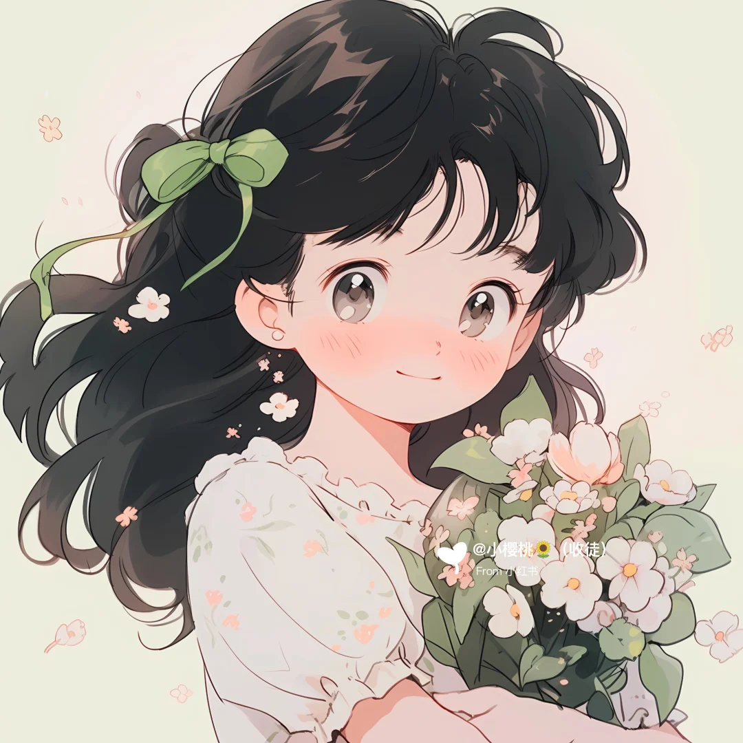 小清新 | 绿色系甜妹头像🌿