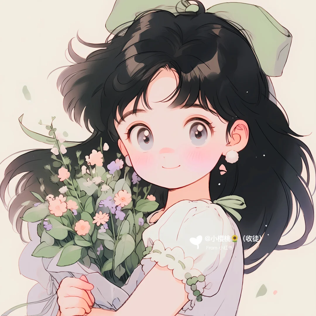 小清新 | 绿色系甜妹头像🌿