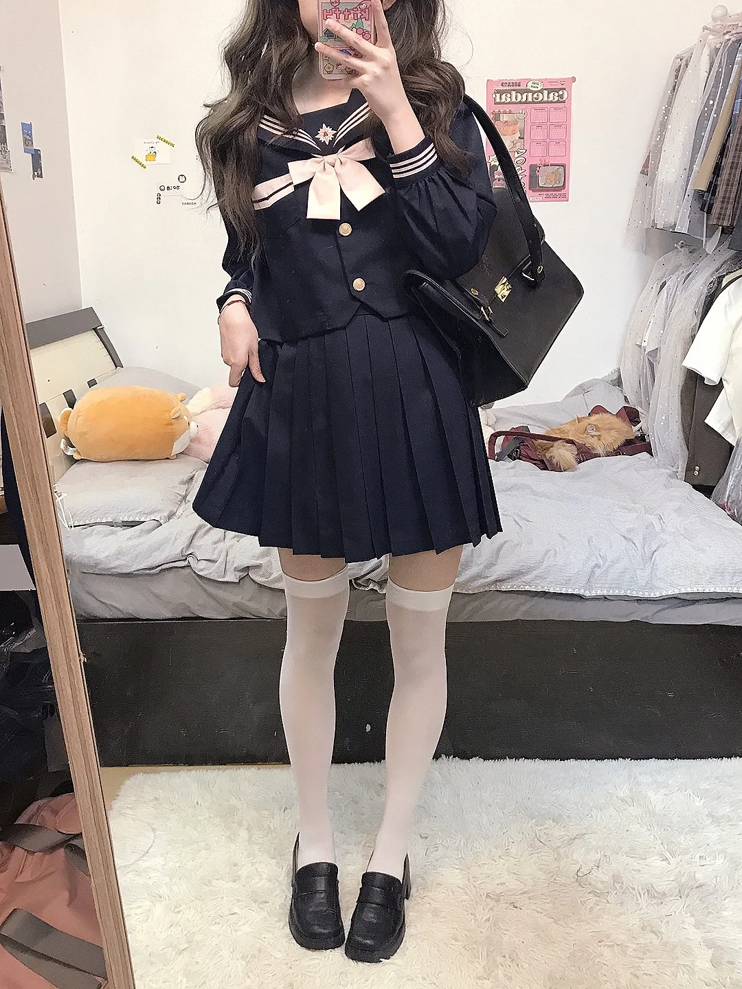 到了穿水手服の季节啦