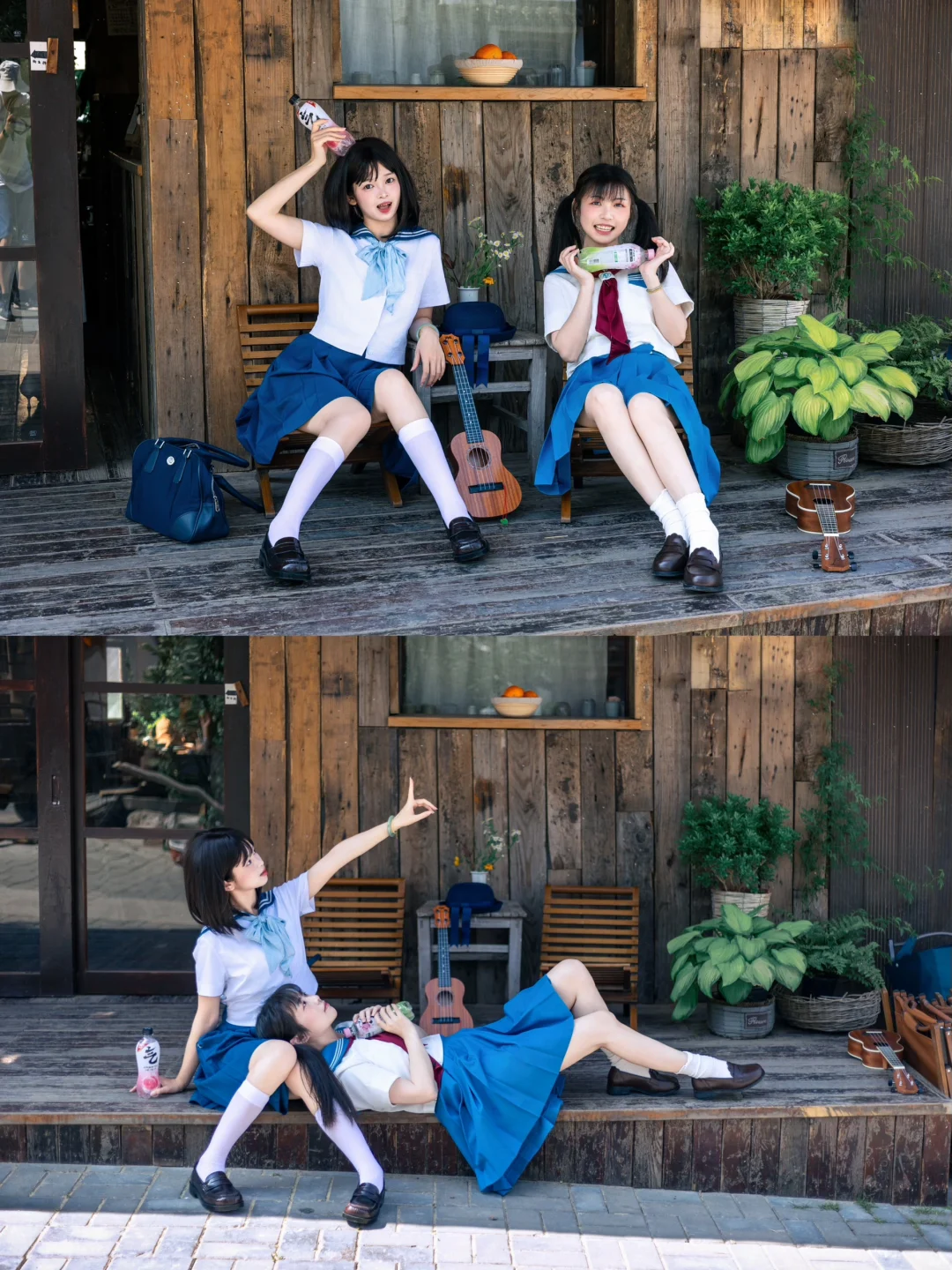 日系小清新┃闺蜜风┃写真┃JK双人┃毕业写真