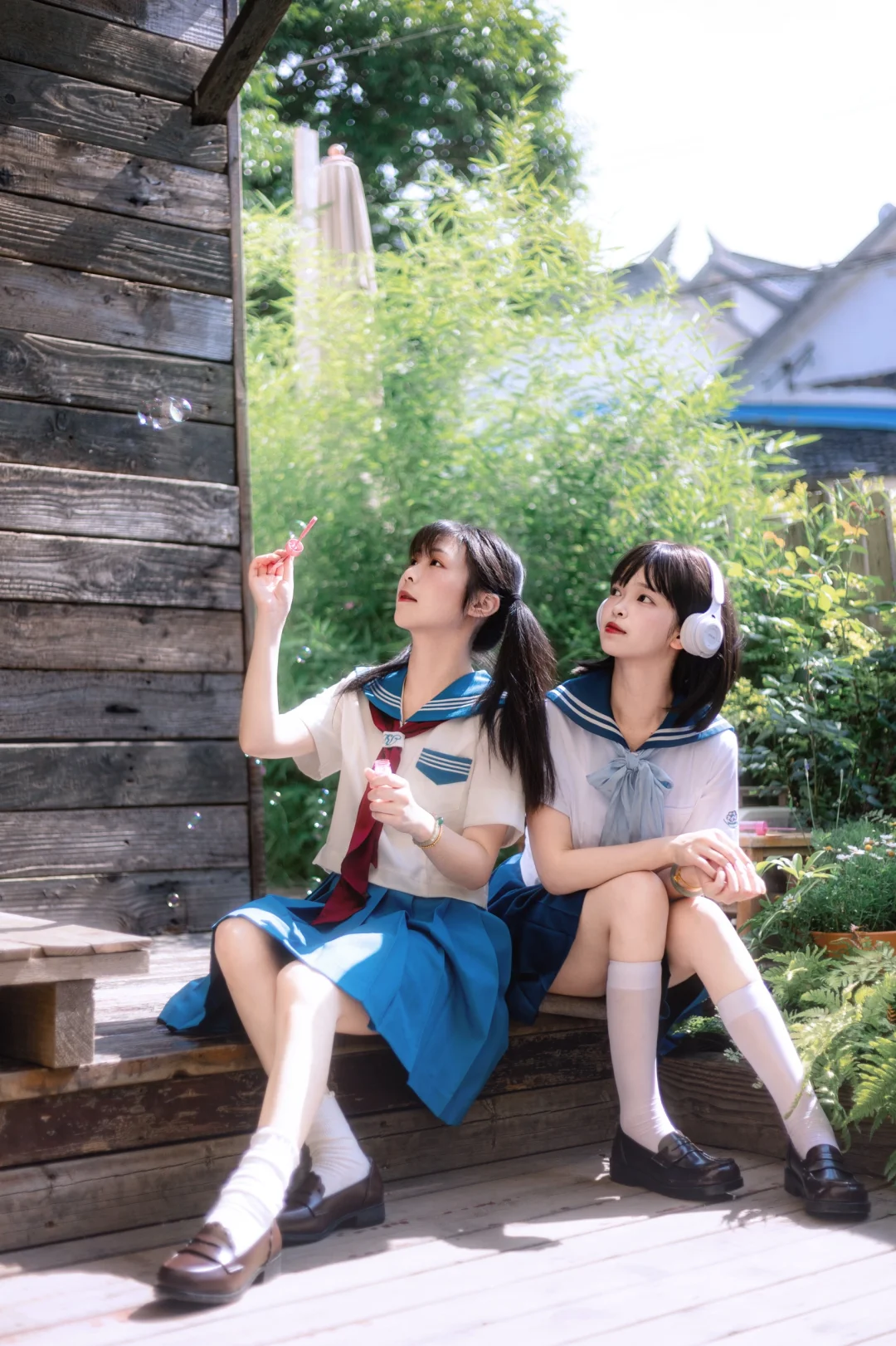 日系小清新┃闺蜜风┃写真┃JK双人┃毕业写真