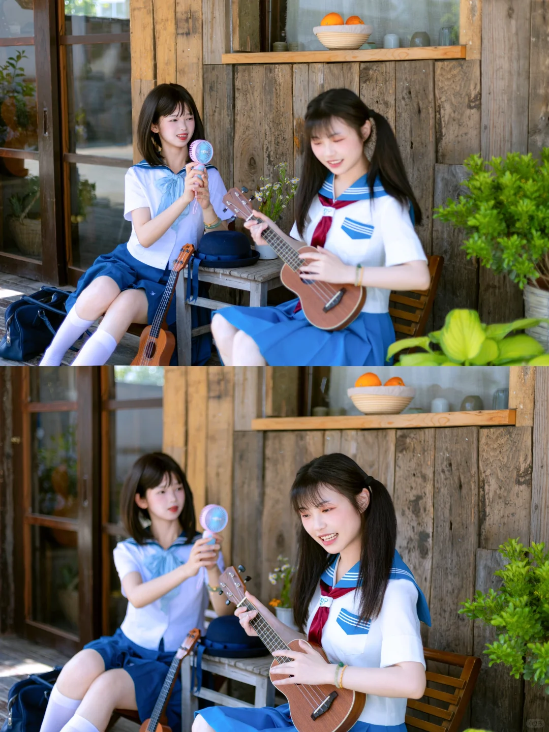 日系小清新┃闺蜜风┃写真┃JK双人┃毕业写真