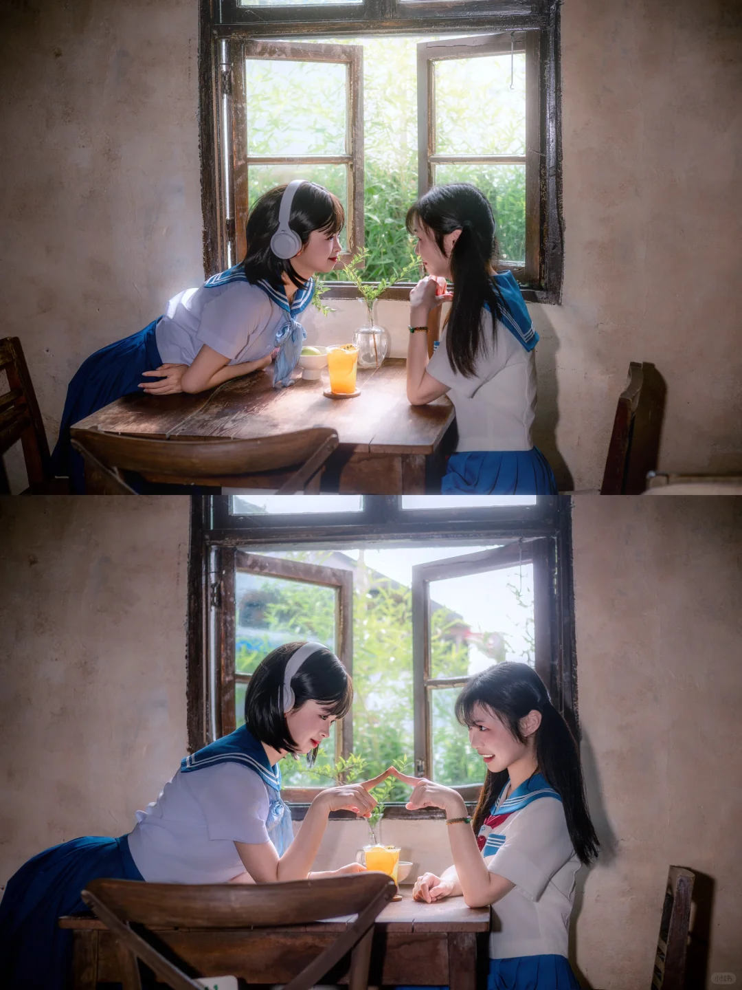 日系小清新┃闺蜜风┃写真┃JK双人┃毕业写真