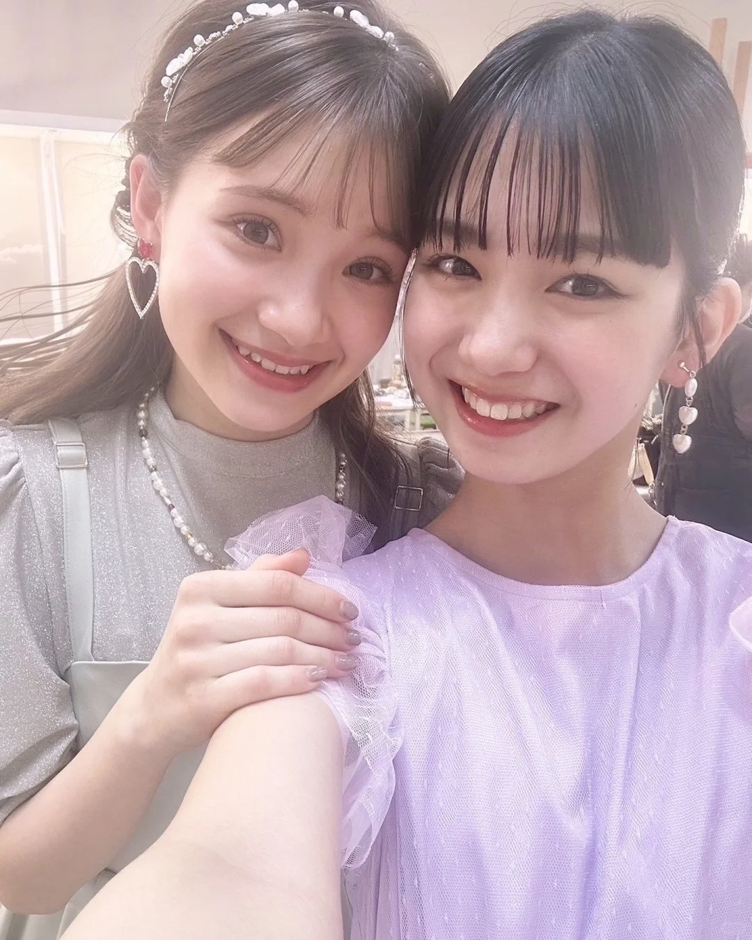 甜妹yyds！日杂模特毕业合照🌸