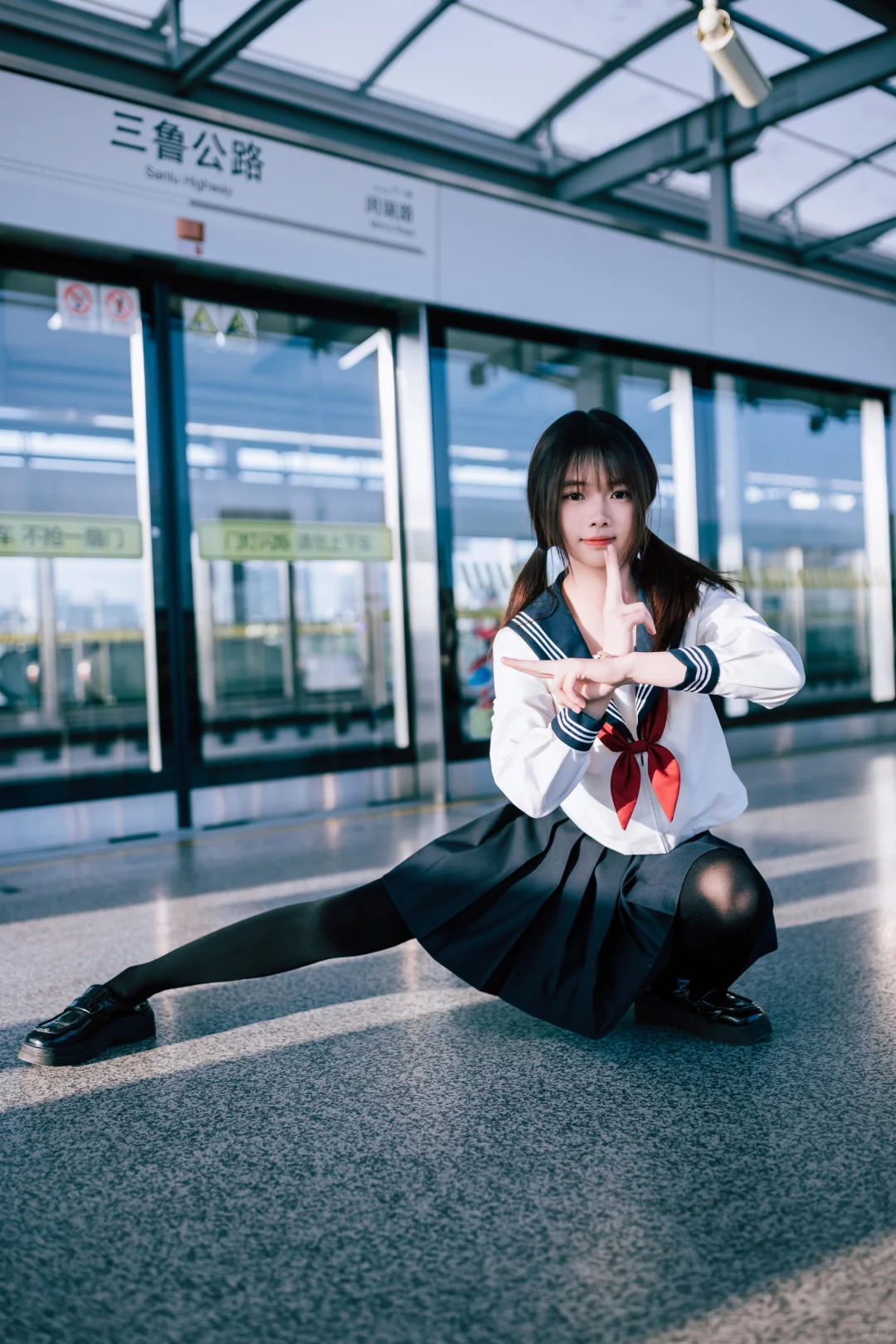 地铁JK怎么拍