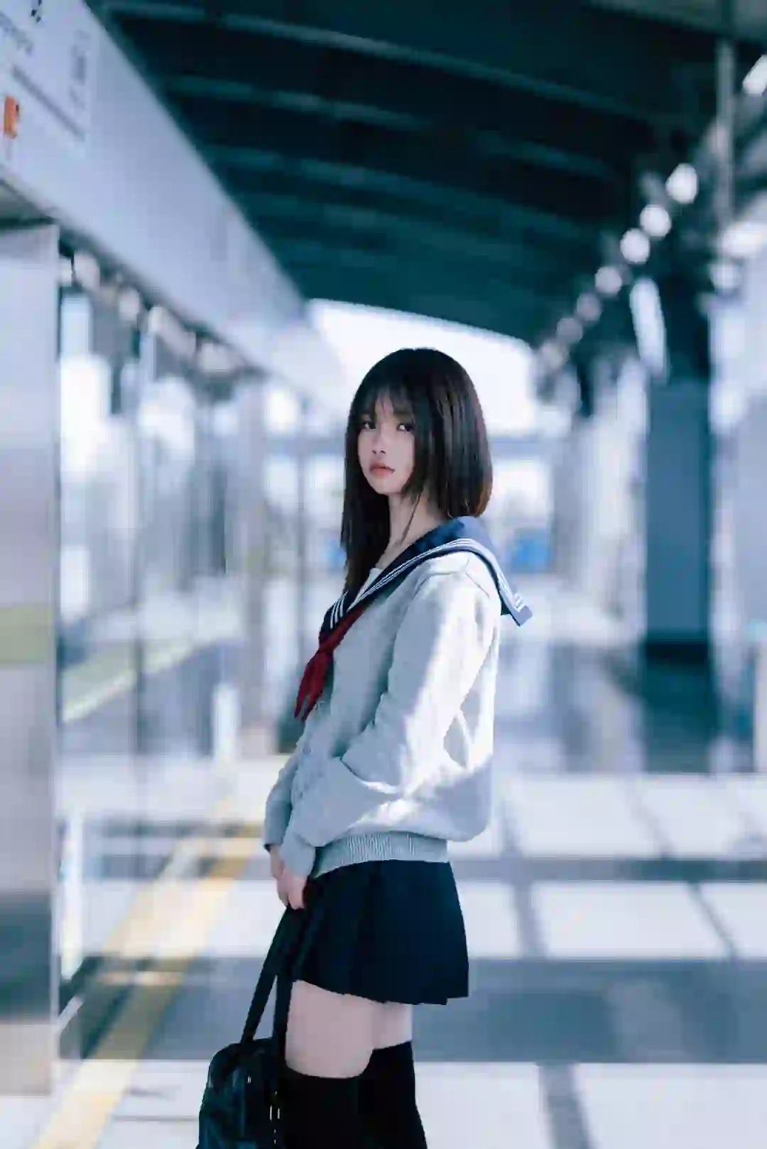 地铁JK怎么拍