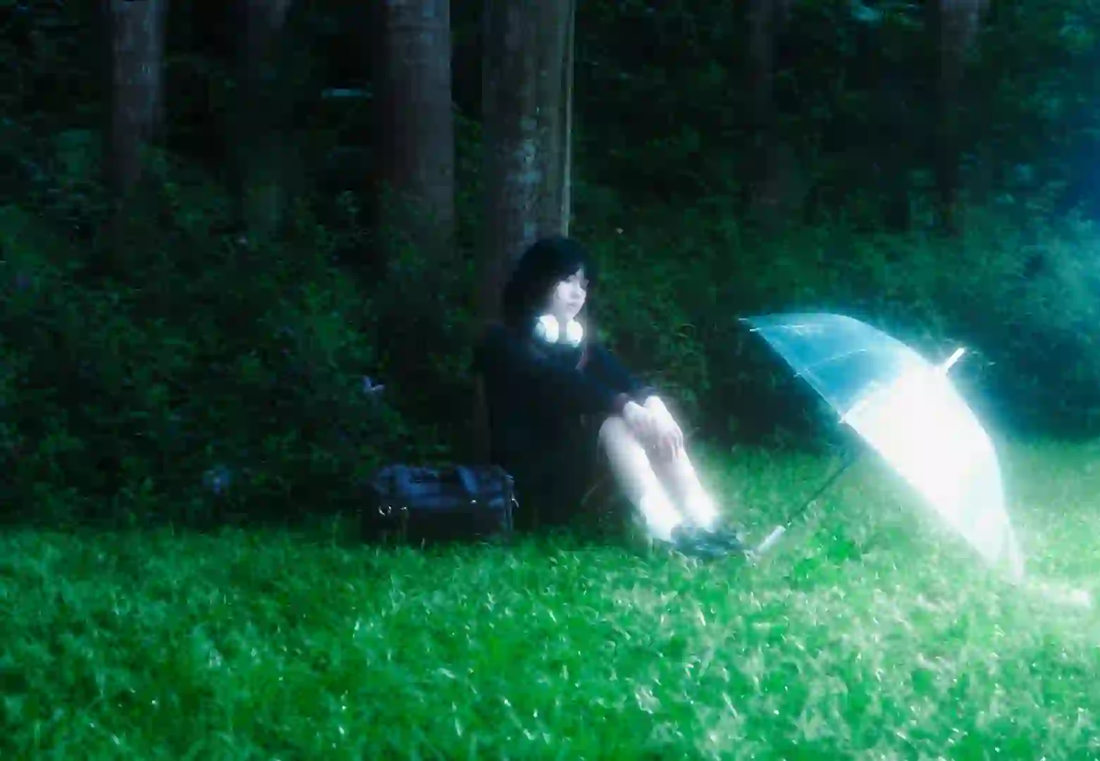 雨天森林jk水手服