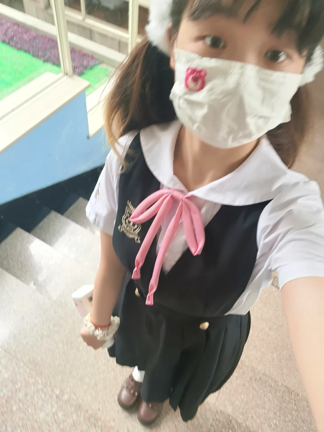 jk日记⑧：玉子穿搭但粉领绳