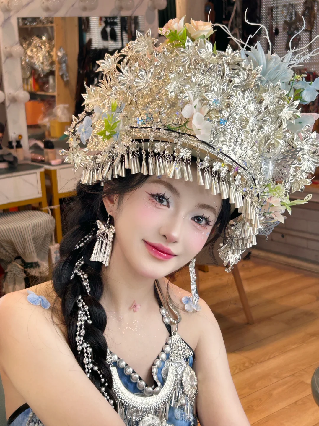 谁说苗服不好看呀甜死我了💗甜妹统治世界❗️