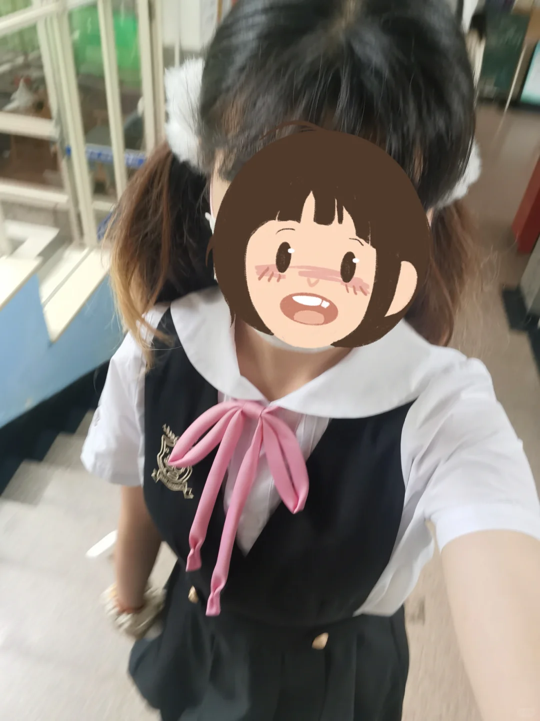 jk日记⑧：玉子穿搭但粉领绳