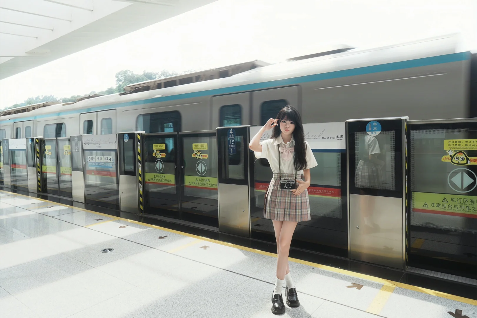 🚇｜广州地铁也太好拍了叭！