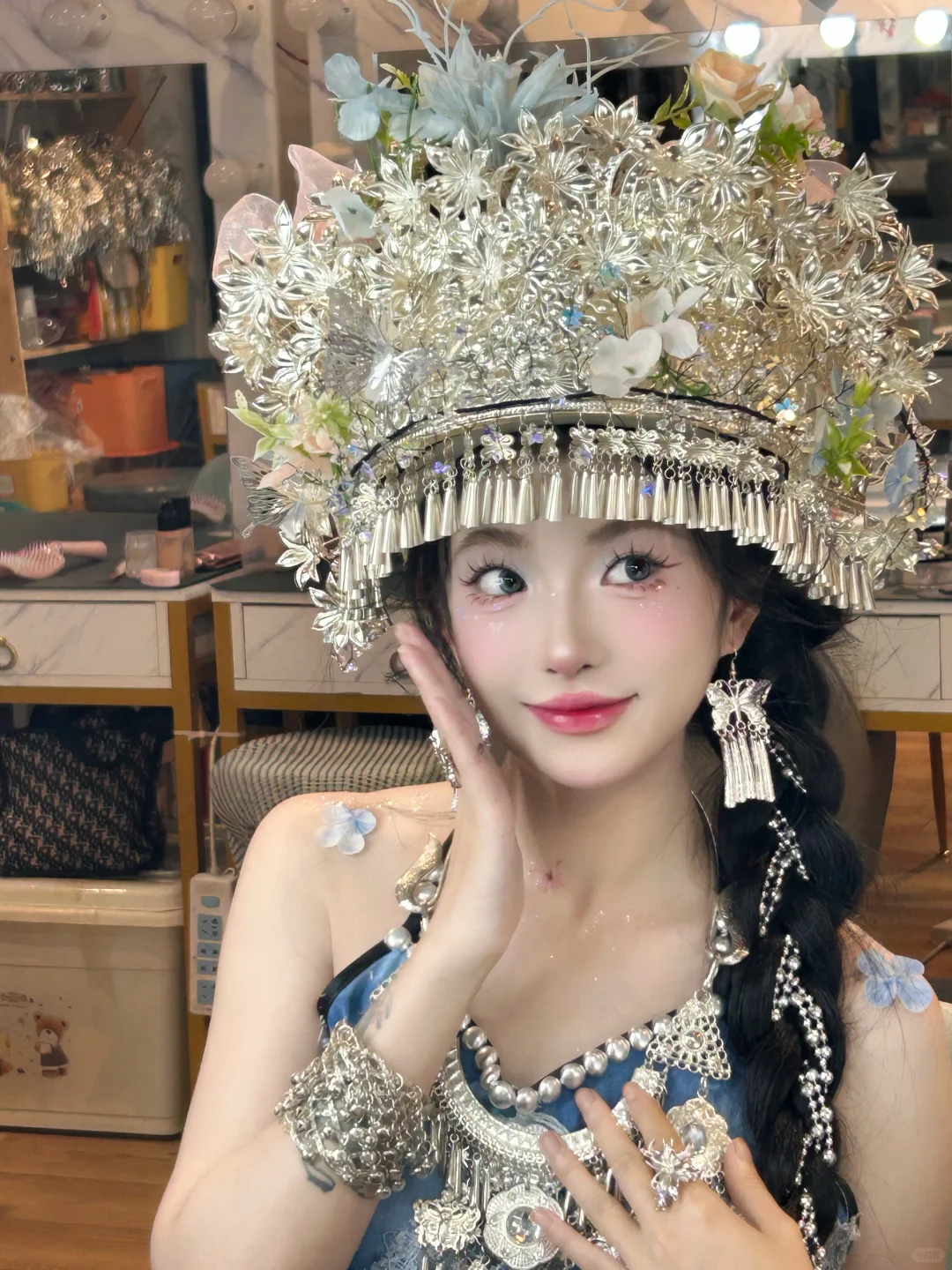 谁说苗服不好看呀甜死我了💗甜妹统治世界❗️