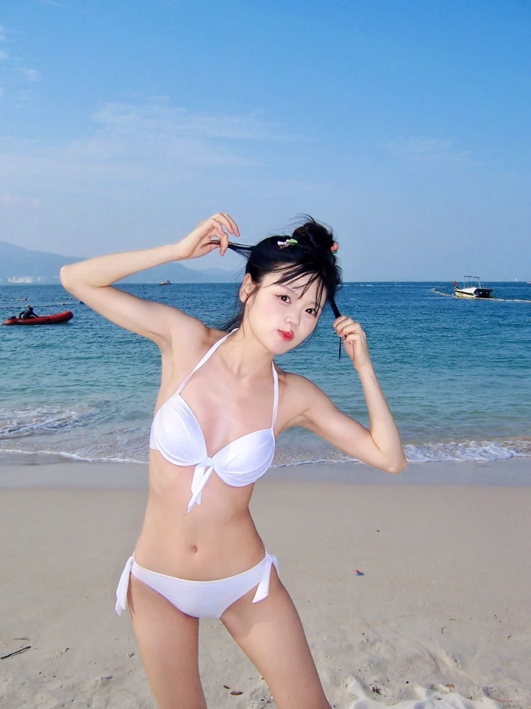 闯入了这片海⛱️海岛游度假辣妹风ccd拍照