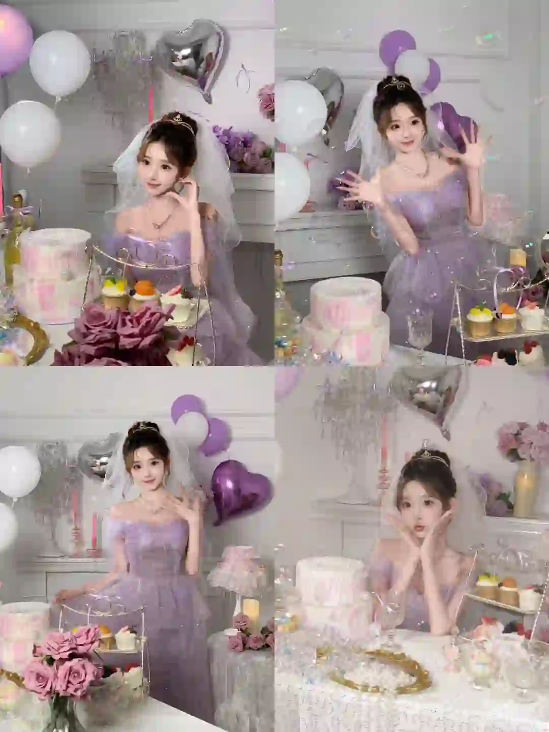 甜妹超爱的氛围生日照🎂泡泡真的太梦幻啦