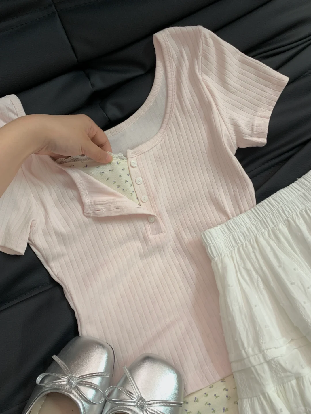 BM风🐈碎花假两件૮ .  ̫ . ა尊嘟好嫩好甜妹