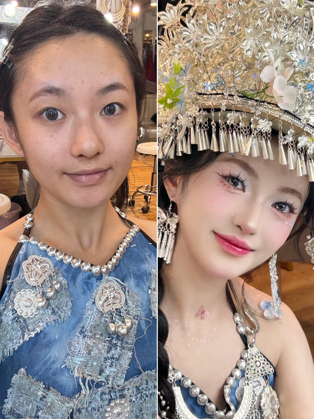 谁说苗服不好看呀甜死我了💗甜妹统治世界❗️