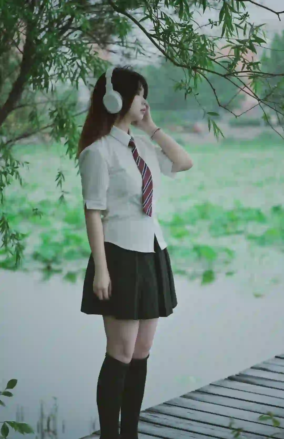 来拍jk辣🤪下雨天真的好好拍🙌🏻