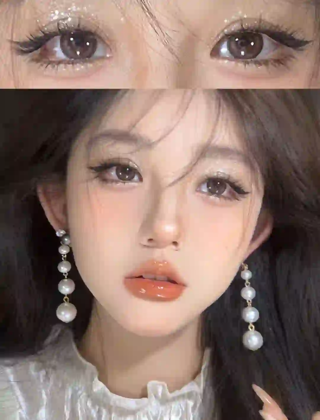 春日氛围感粉紫截断 上镜妆 约会妆 甜妹妆