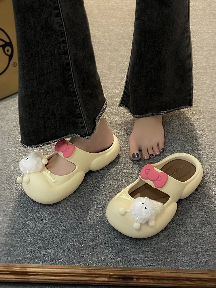 莹莹公主心❗甜妹必备！甜美公主风神仙拖鞋