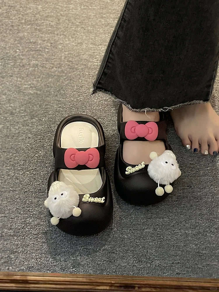 莹莹公主心❗甜妹必备！甜美公主风神仙拖鞋