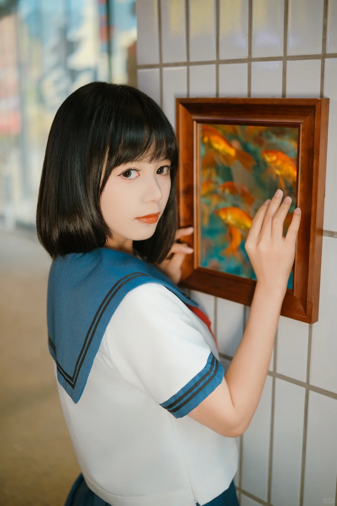 金鱼缸 × 短发JK