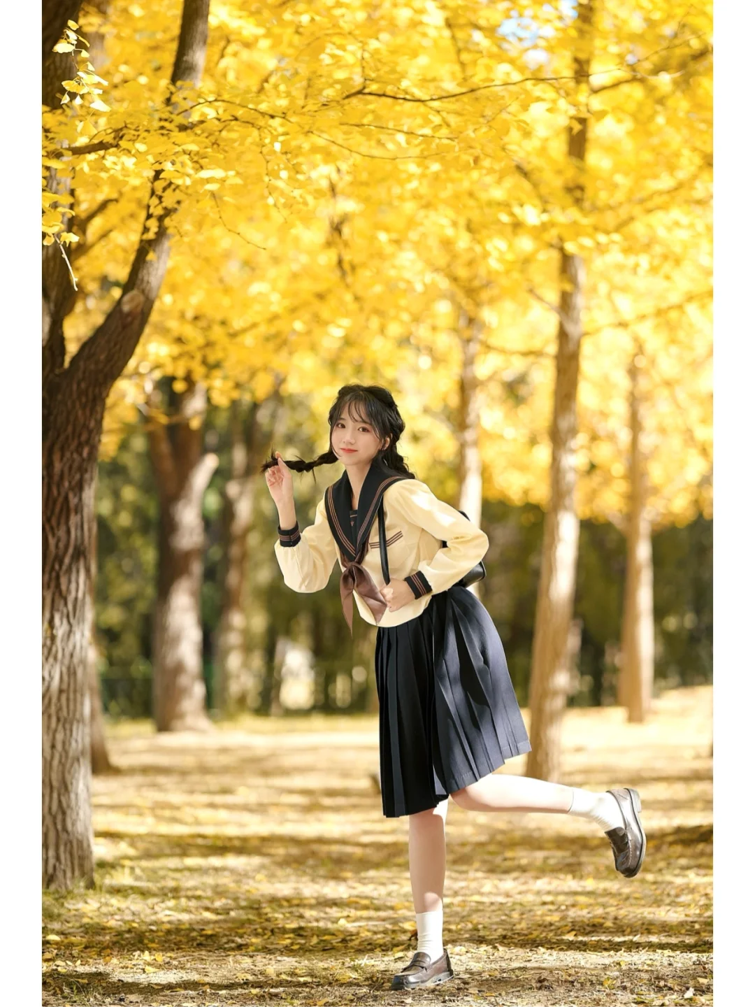 抓住了 是秋天的暖阳｜银杏拍照🍂