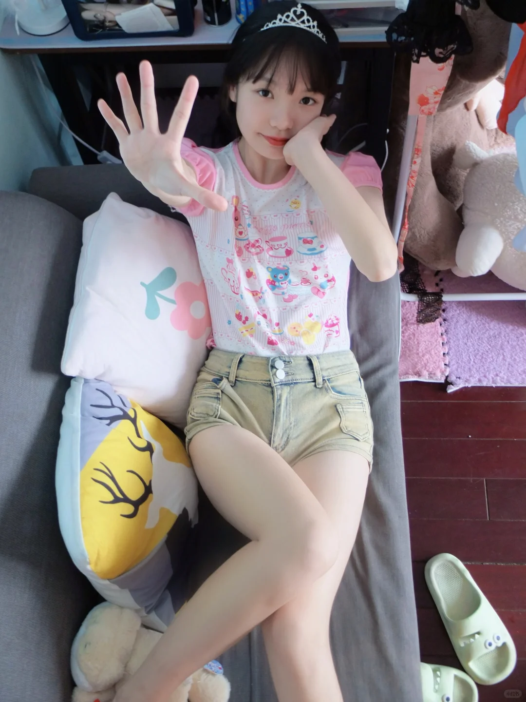 显腿长的pose