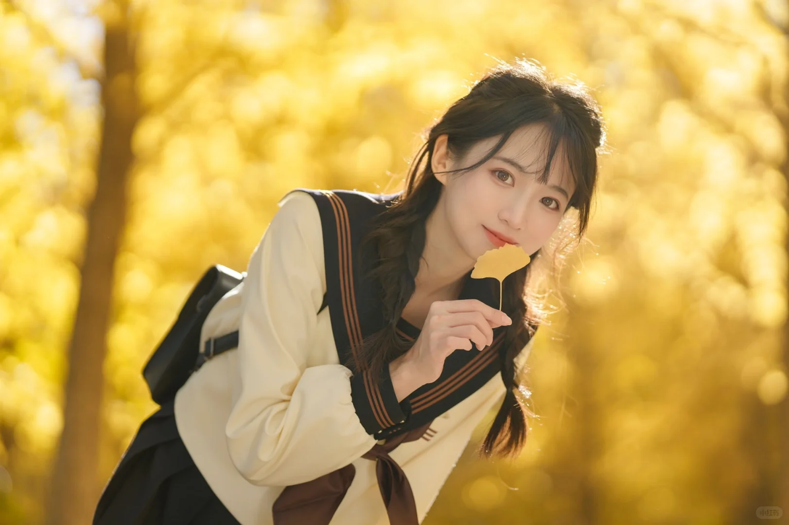抓住了 是秋天的暖阳｜银杏拍照🍂