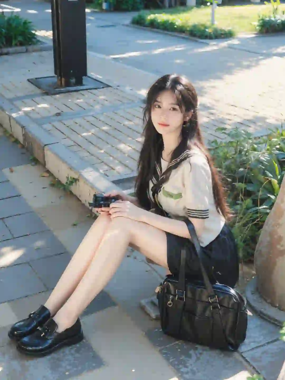夏日元气少女的可爱日常😊👗☀️🌱❤