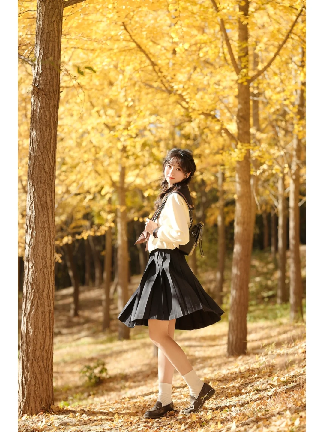 抓住了 是秋天的暖阳｜银杏拍照🍂