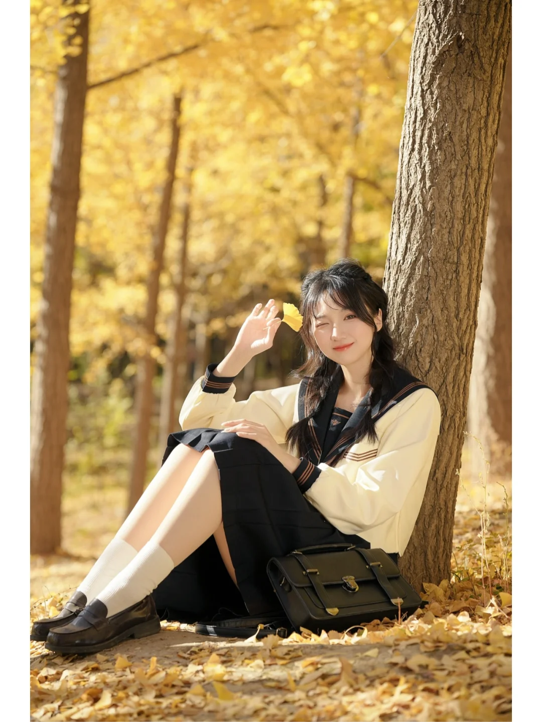 抓住了 是秋天的暖阳｜银杏拍照🍂