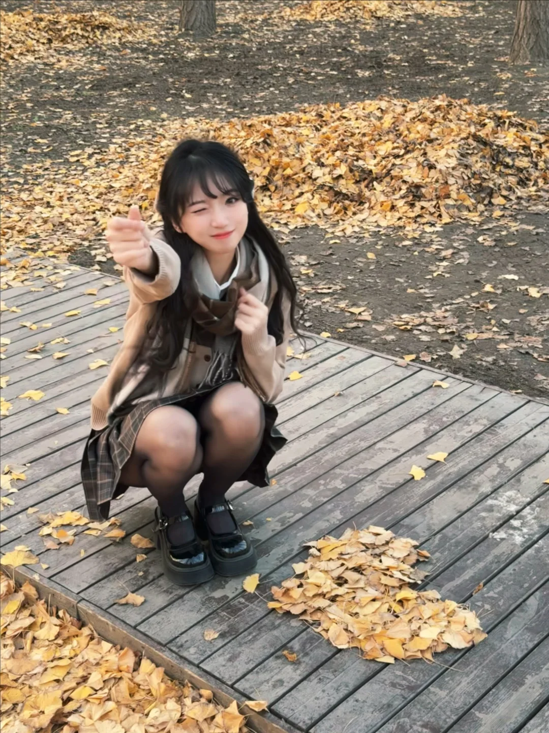 落叶都是爱你的形状🍂🤎