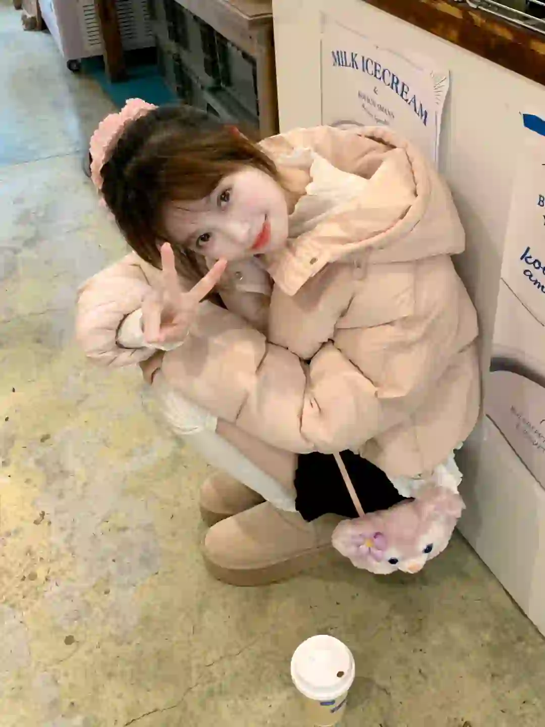 甜妹的冬天当然要粉粉哒🎀 ♡゛