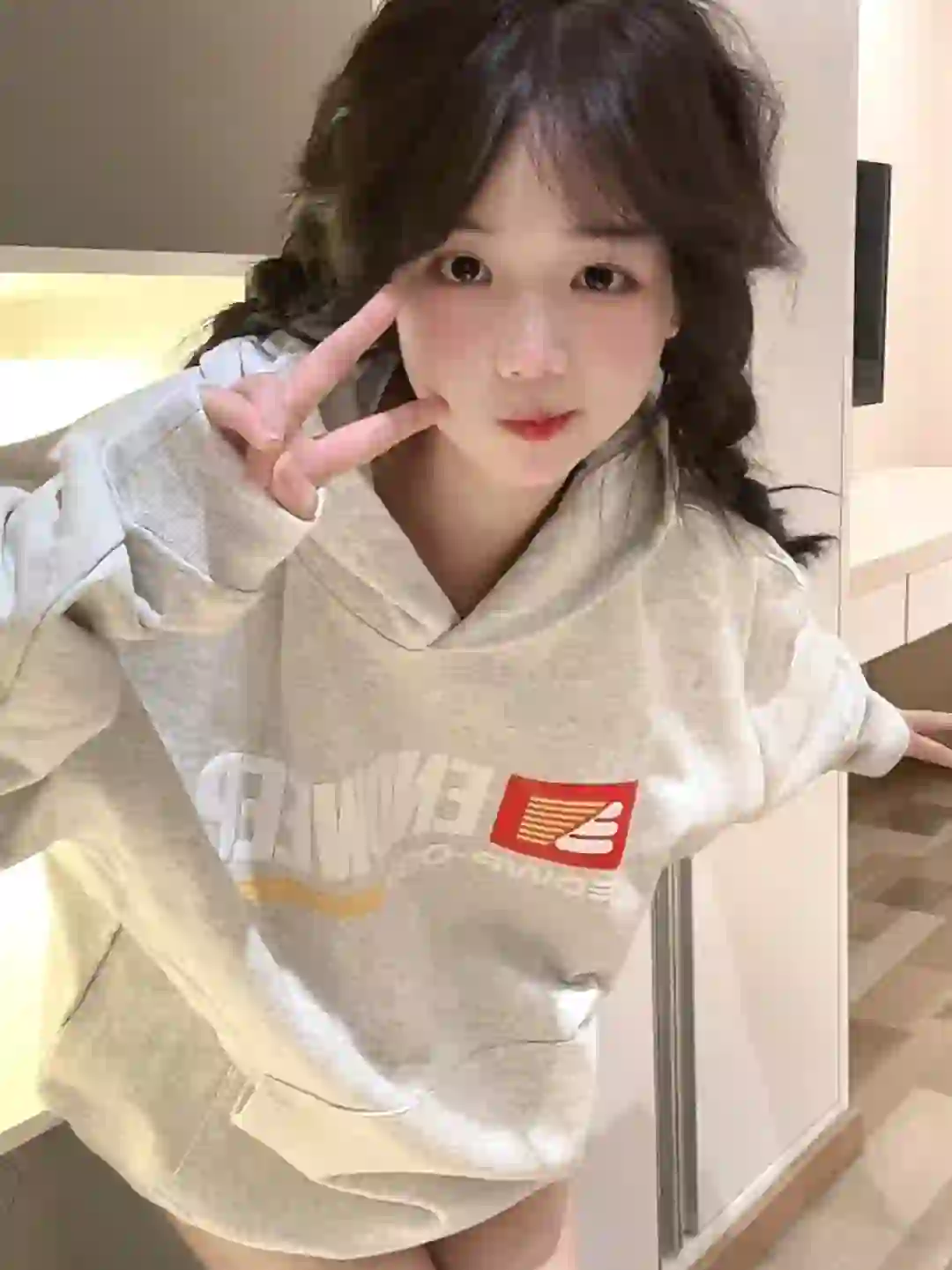 圆脸双麻花辫太可爱啦！甜度拉满