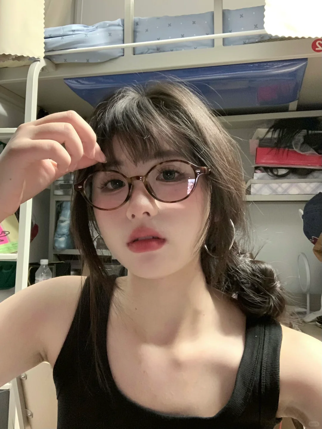 感觉甜甜的妆～
