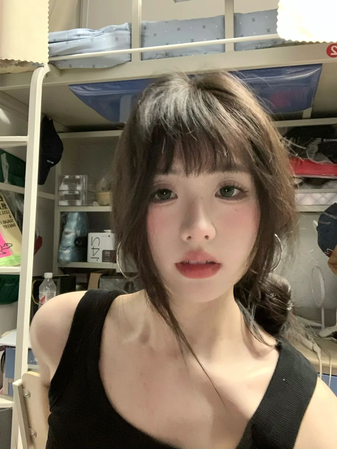 感觉甜甜的妆～