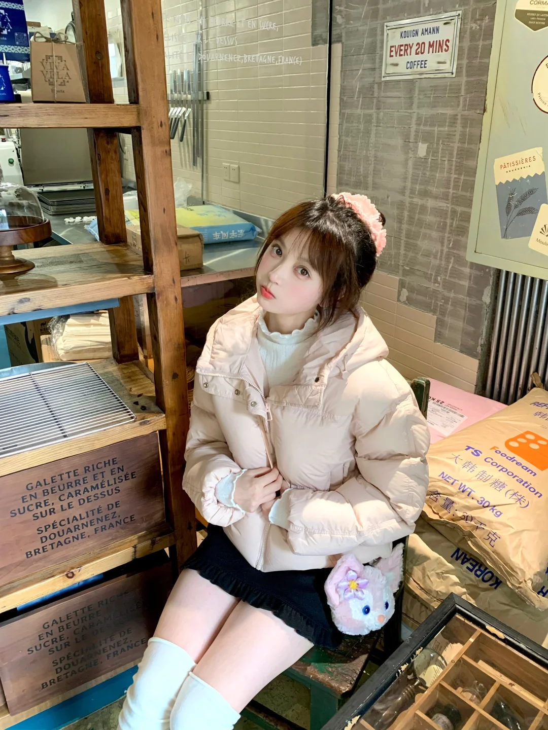 甜妹的冬天当然要粉粉哒🎀 ♡゛