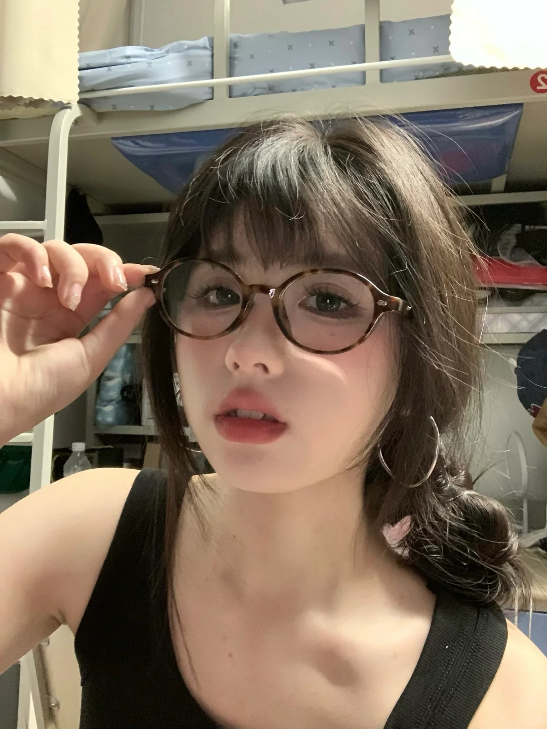 感觉甜甜的妆～