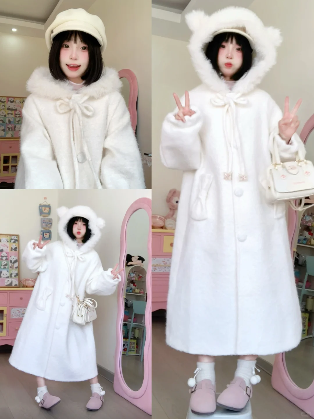 150小个子🎨8套⭐甜妹の秋冬穿搭！好可爱(✧∇✧)