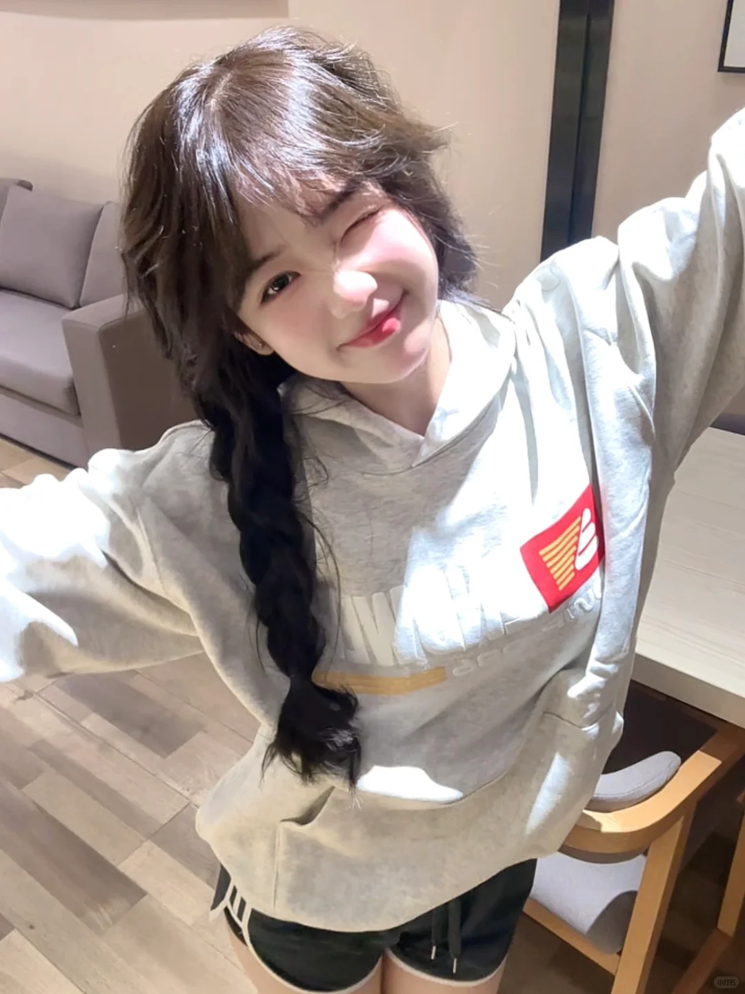 圆脸双麻花辫太可爱啦！甜度拉满